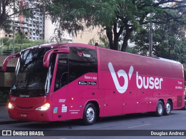 Buser Brasil Tecnologia 6087 na cidade de Belo Horizonte, Minas Gerais, Brasil, por Douglas Andrez. Número da foto: #8230728.