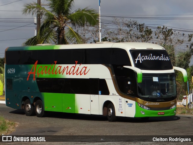 Viação Açailândia 6059 na cidade de São Luís, Maranhão, Brasil, por Cleiton Rodrigues. ID da foto: 8231682.