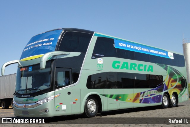 Viação Garcia 7177 na cidade de Londrina, Paraná, Brasil, por Rafael H.. ID da foto: 8231771.