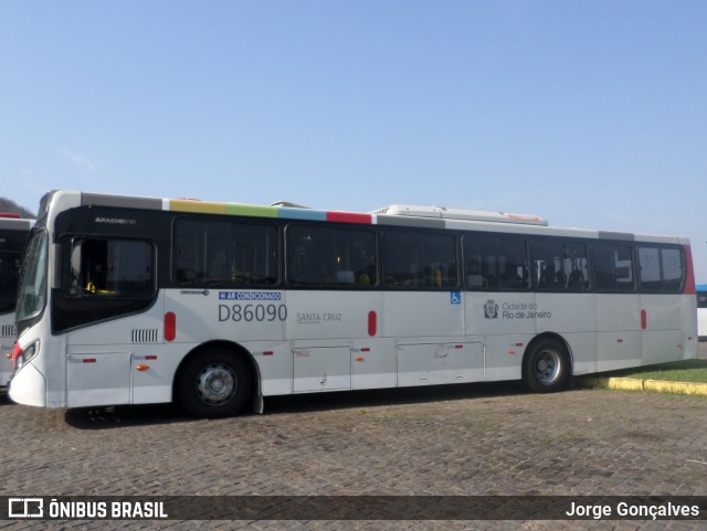 Auto Viação Jabour D86090 na cidade de Rio de Janeiro, Rio de Janeiro, Brasil, por Jorge Gonçalves. ID da foto: 8232599.