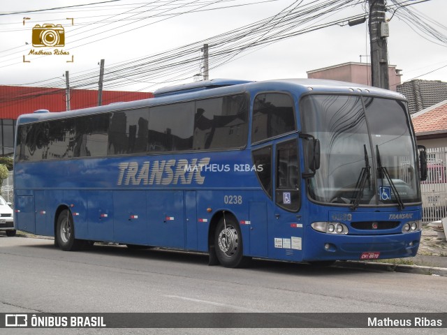 Transric Transportes 0238 na cidade de Curitiba, Paraná, Brasil, por Matheus Ribas. Número da foto: #8232592.