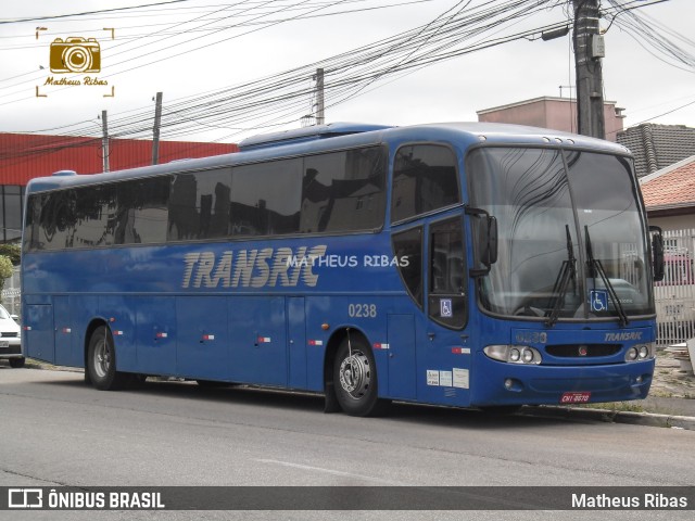 Transric Transportes 0238 na cidade de Curitiba, Paraná, Brasil, por Matheus Ribas. ID da foto: 8232592.