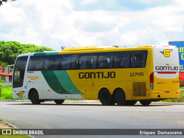 Empresa Gontijo de Transportes 12795 na cidade de Eunápolis, Bahia, Brasil, por Eriques  Damasceno. Número da foto: #8232114.