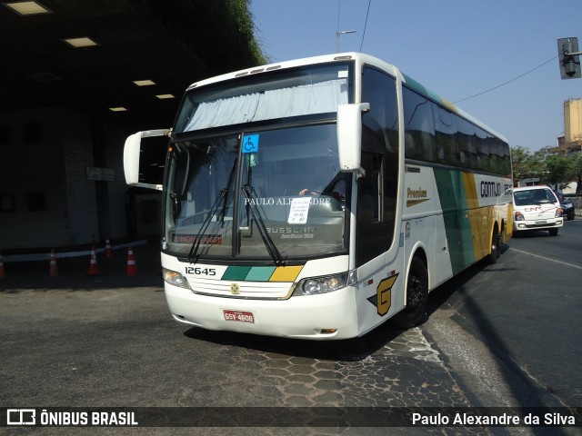 Empresa Gontijo de Transportes 12645 na cidade de Belo Horizonte, Minas Gerais, Brasil, por Paulo Alexandre da Silva. ID da foto: 8235173.