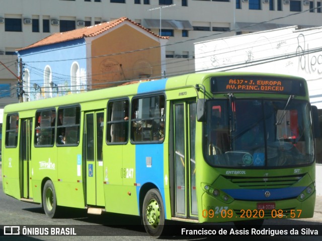 EMTRACOL - Empresa de Transportes Coletivos 03247 na cidade de Teresina, Piauí, Brasil, por Francisco de Assis Rodrigues da Silva. Número da foto: #8234680.