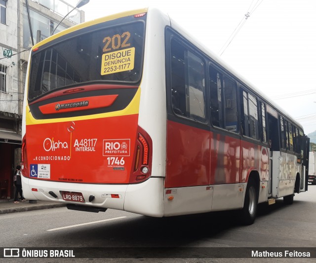 Auto Viação Alpha A48117 na cidade de Rio de Janeiro, Rio de Janeiro, Brasil, por Matheus Feitosa . Número da foto: #8234404.