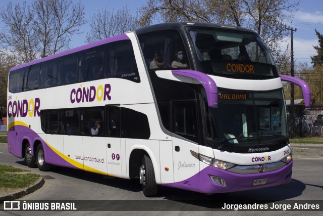 Condorbus 2663 na cidade de Chillán, Ñuble, Bío-Bío, Chile, por Jorgeandres Jorge Andres. Número da foto: #8234589.