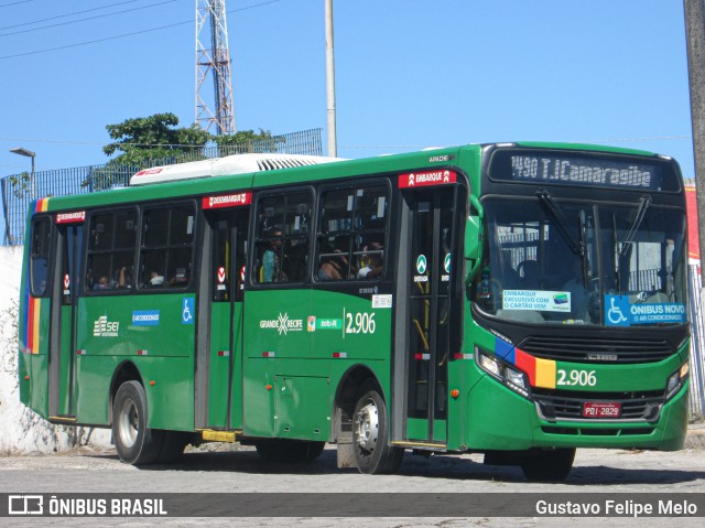 Mobibrasil São Lourenço >>> Mobi-PE 2.906 na cidade de Recife, Pernambuco, Brasil, por Gustavo Felipe Melo. ID da foto: 8234574.