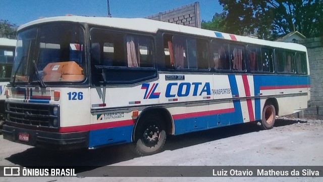 Viação Cota - Cota Transportes 126 na cidade de Matozinhos, Minas Gerais, Brasil, por Luiz Otavio Matheus da Silva. ID da foto: 8234923.