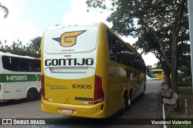 Empresa Gontijo de Transportes 10905 na cidade de Belo Horizonte, Minas Gerais, Brasil, por Vanderci Valentim. ID da foto: 8233362.