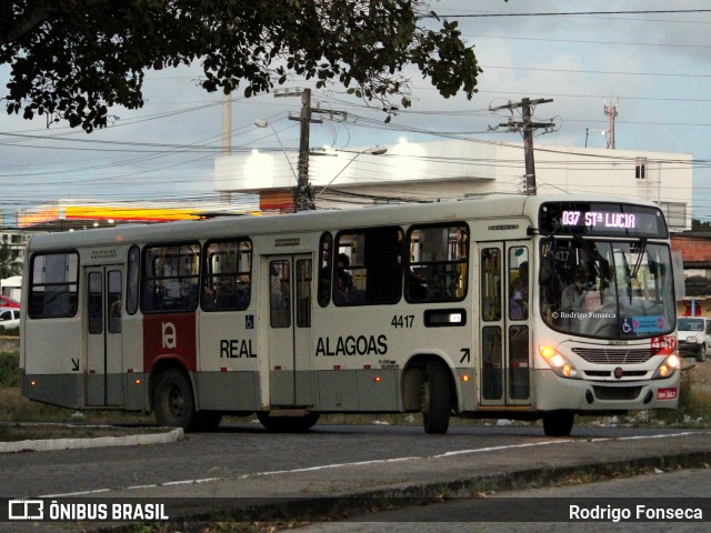 Real Alagoas de Viação 4417 na cidade de Maceió, Alagoas, Brasil, por Rodrigo Fonseca. Número da foto: #8233938.