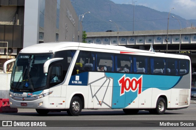 Auto Viação 1001 RJ 108.506 na cidade de Rio de Janeiro, Rio de Janeiro, Brasil, por Matheus Souza. ID da foto: 8236062.