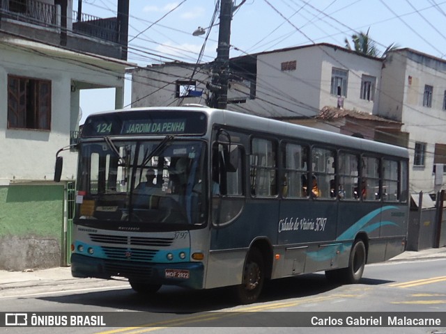 Viação Tabuazeiro 3797 na cidade de Vitória, Espírito Santo, Brasil, por Carlos Gabriel  Malacarne. Número da foto: #8234543.