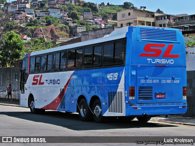 SL Turismo 4519 na cidade de Juiz de Fora, Minas Gerais, Brasil, por Luiz Krolman. Número da foto: #8235579.