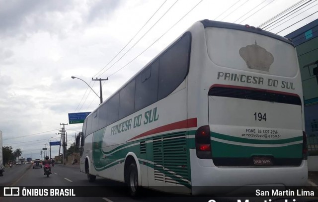 Empresa Expresso Princesa do Sul 194 na cidade de Teresina, Piauí, Brasil, por San Martin Lima. Número da foto: #8234831.