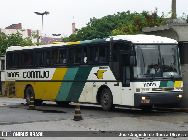 Empresa Gontijo de Transportes 11005 na cidade de São Paulo, São Paulo, Brasil, por José Augusto de Souza Oliveira. ID da foto: 8238731.