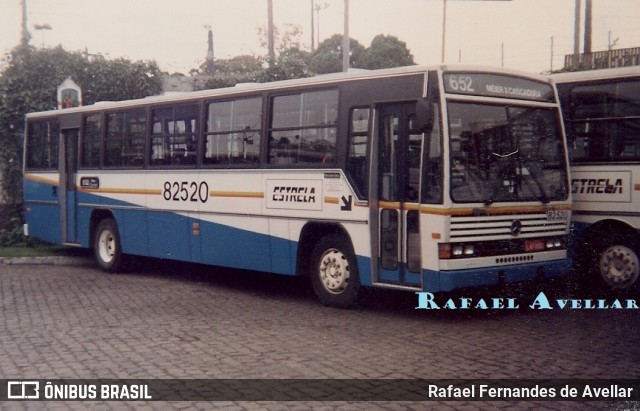 Transportes Estrela 82520 na cidade de Rio de Janeiro, Rio de Janeiro, Brasil, por Rafael Fernandes de Avellar. Número da foto: #8238161.