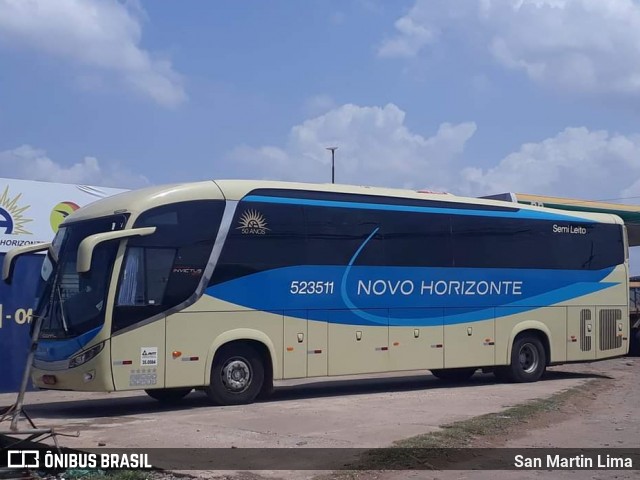 Viação Novo Horizonte 523511 na cidade de Teresina, Piauí, Brasil, por San Martin Lima. ID da foto: 8237529.