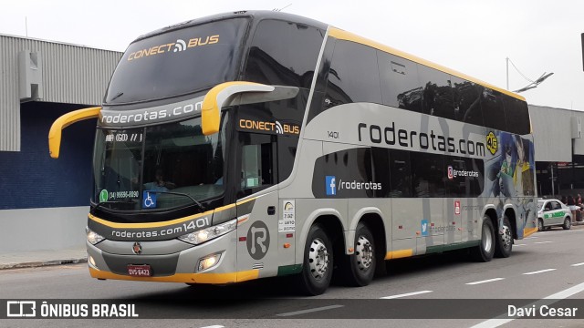 RodeRotas - Rotas de Viação do Triângulo 1401 na cidade de Santos, São Paulo, Brasil, por Davi Cesar. Número da foto: #8236628.