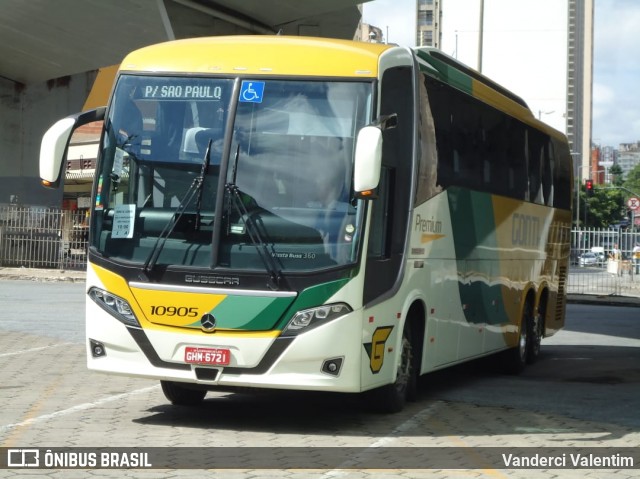 Empresa Gontijo de Transportes 10905 na cidade de Belo Horizonte, Minas Gerais, Brasil, por Vanderci Valentim. ID da foto: 8237586.