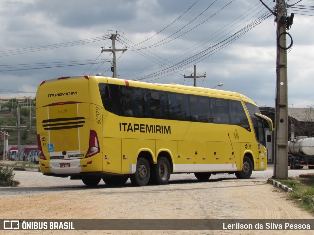 Viação Itapemirim 60079 na cidade de Caruaru, Pernambuco, Brasil, por Lenilson da Silva Pessoa. ID da foto: 8238607.