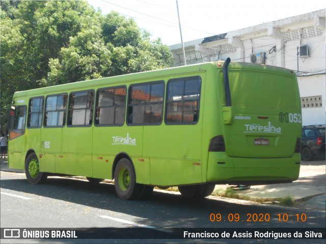 EMVIPI - Empresa Viação Piauí 01052 na cidade de Teresina, Piauí, Brasil, por Francisco de Assis Rodrigues da Silva. Número da foto: #8236931.