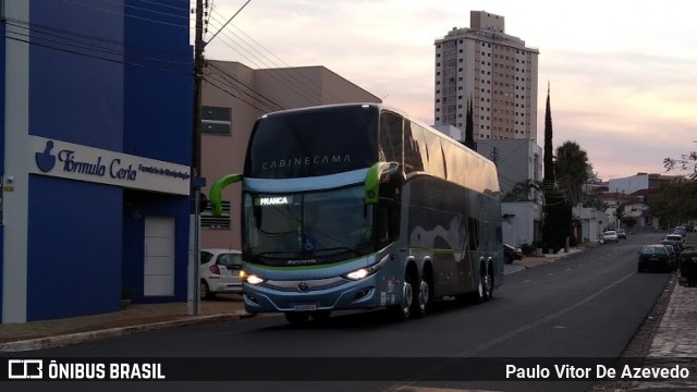 Viação Garcia 86036 na cidade de Franca, São Paulo, Brasil, por Paulo Vitor De Azevedo. ID da foto: 8236733.