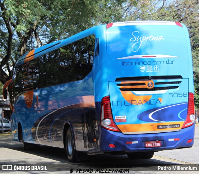 Litorânea Transportes Coletivos 5056 na cidade de São Paulo, São Paulo, Brasil, por Pedro Millennium. ID da foto: 8237632.