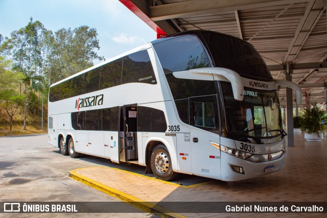 Kaissara - Viação Caiçara 3035 na cidade de Queluz, São Paulo, Brasil, por Gabriel Nunes de Carvalho. ID da foto: 8236570.