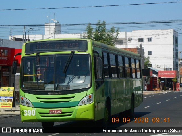 Viação Piauiense 01390 na cidade de Teresina, Piauí, Brasil, por Francisco de Assis Rodrigues da Silva. Número da foto: #8236950.