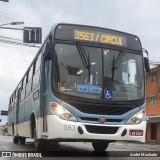 Viação Nossa Senhora Conquistadora 563 na cidade de Pelotas, Rio Grande do Sul, Brasil, por André Machado. Número da foto: #:id.