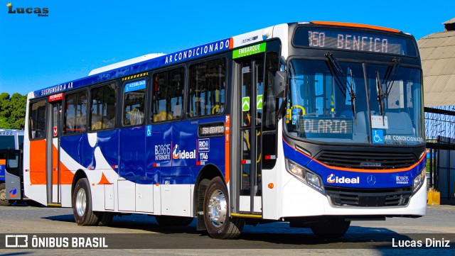 Viação Ideal B28615 na cidade de Rio de Janeiro, Rio de Janeiro, Brasil, por Lucas Diniz. Número da foto: #8158945.