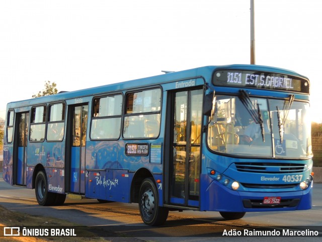 Salvadora Transportes > Transluciana 40537 na cidade de Belo Horizonte, Minas Gerais, Brasil, por Adão Raimundo Marcelino. ID da foto: 8160993.