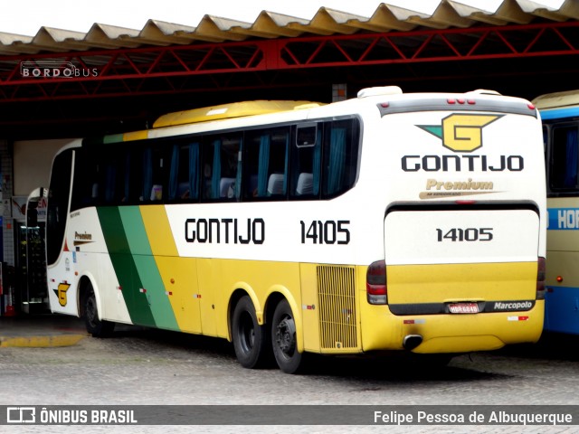 Empresa Gontijo de Transportes 14105 na cidade de Vitória da Conquista, Bahia, Brasil, por Felipe Pessoa de Albuquerque. Número da foto: #8160729.