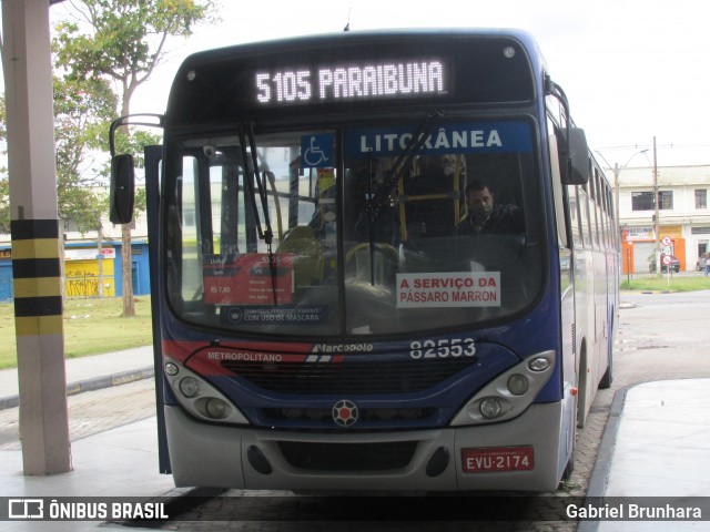 Litorânea Transportes Coletivos 82.553 na cidade de São José dos Campos, São Paulo, Brasil, por Gabriel Brunhara. Número da foto: #8160699.