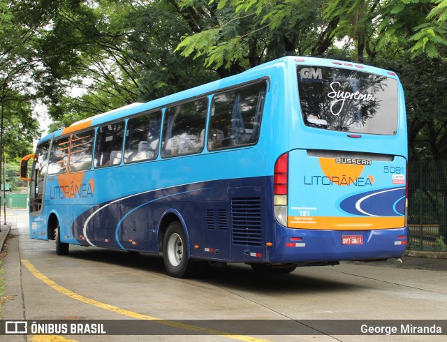 Litorânea Transportes Coletivos 5081 na cidade de São Paulo, São Paulo, Brasil, por George Miranda. Número da foto: #8240031.