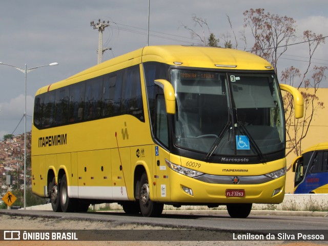 Viação Itapemirim 60079 na cidade de Caruaru, Pernambuco, Brasil, por Lenilson da Silva Pessoa. Número da foto: #8241362.