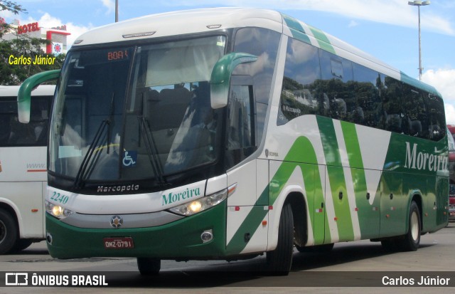 Empresa de Transportes e Turismo Moreira 2240 na cidade de Goiânia, Goiás, Brasil, por Carlos Júnior. Número da foto: #8240537.