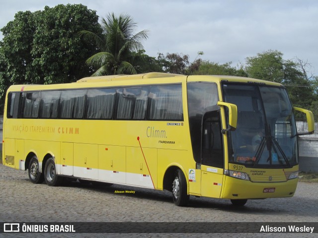 Viação Itapemirim 9537 na cidade de Fortaleza, Ceará, Brasil, por Alisson Wesley. Número da foto: #8162928.