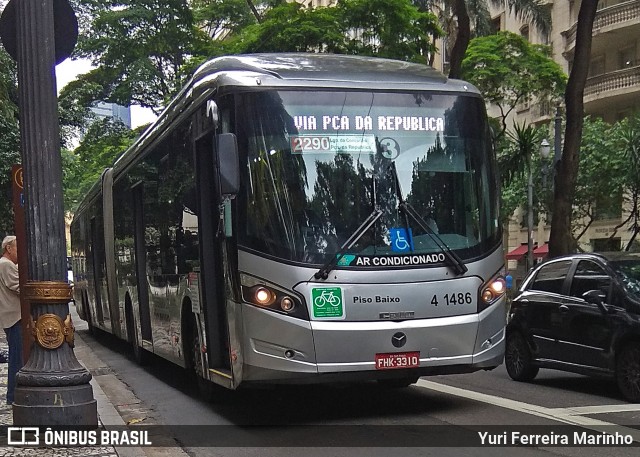 Himalaia Transportes > Ambiental Transportes Urbanos 4 1486 na cidade de São Paulo, São Paulo, Brasil, por Yuri Ferreira Marinho. ID da foto: 8163914.