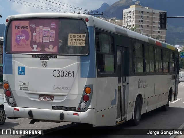 Transportes Futuro C30261 na cidade de Rio de Janeiro, Rio de Janeiro, Brasil, por Jorge Gonçalves. ID da foto: 8161356.