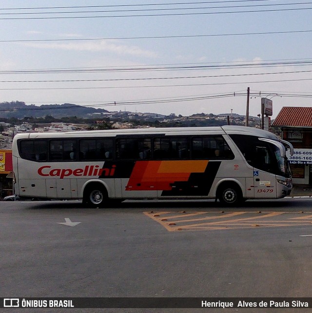 Transportes Capellini 13479 na cidade de Vinhedo, São Paulo, Brasil, por Henrique Alves de Paula Silva. ID da foto: 8163599.