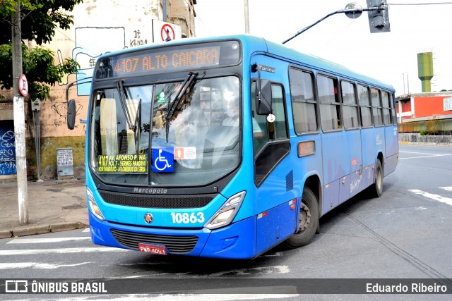 São Dimas Transportes 10863 na cidade de Belo Horizonte, Minas Gerais, Brasil, por Eduardo Ribeiro. Número da foto: #8162857.