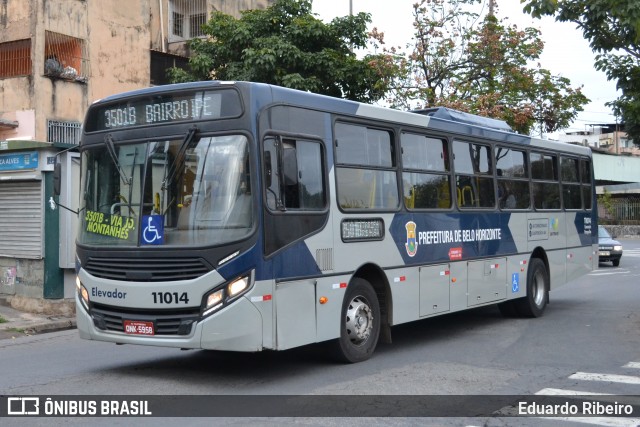 Auto Omnibus Floramar 11014 na cidade de Belo Horizonte, Minas Gerais, Brasil, por Eduardo Ribeiro. ID da foto: 8162909.