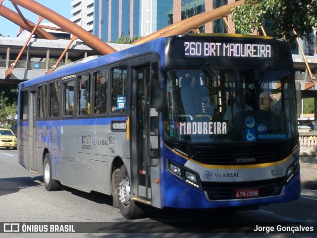 Viação Vila Real B11577 na cidade de Rio de Janeiro, Rio de Janeiro, Brasil, por Jorge Gonçalves. Número da foto: #8164366.