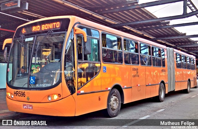 Auto Viação Redentor HR596 na cidade de Curitiba, Paraná, Brasil, por Matheus Felipe. ID da foto: 8163280.