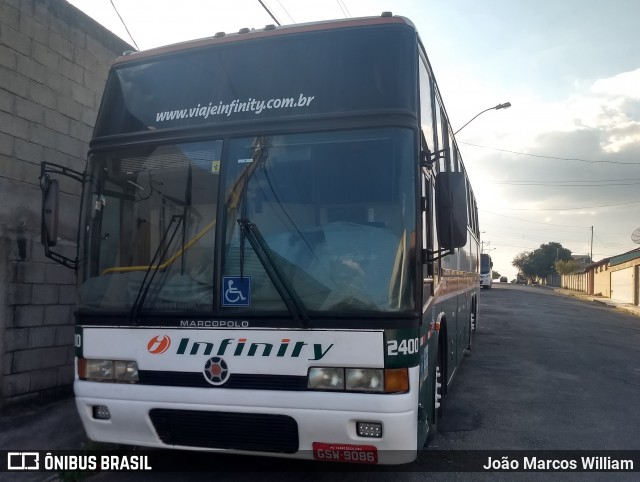 Infinity Turismo 2400 na cidade de Carmo do Cajuru, Minas Gerais, Brasil, por João Marcos William. ID da foto: 8161745.