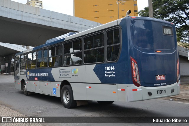 Auto Omnibus Floramar 11014 na cidade de Belo Horizonte, Minas Gerais, Brasil, por Eduardo Ribeiro. ID da foto: 8162900.