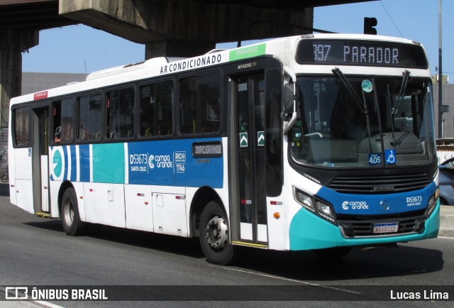 Transportes Campo Grande D53673 na cidade de Rio de Janeiro, Rio de Janeiro, Brasil, por Lucas Lima. ID da foto: 8164413.