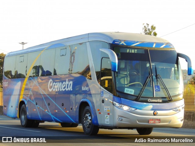 Viação Cometa 11507 na cidade de Belo Horizonte, Minas Gerais, Brasil, por Adão Raimundo Marcelino. ID da foto: 8164277.